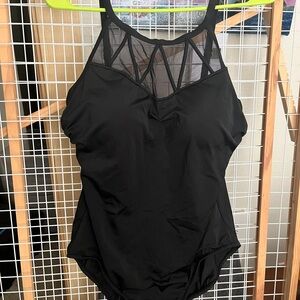 Black Mesh Swimsuit size XL